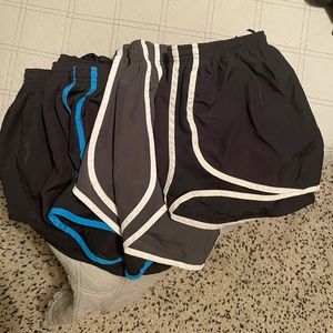 Lot of 8 pairs of Nike dri-fit tempo running shorts
